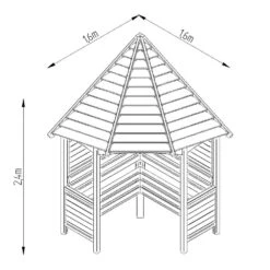 Venetian Corner Arbour -Terra Bloom Furniture Shop 00293748 CARB 17