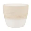 Vanilla Cream Textured Indoor Pot Cover 19cm
