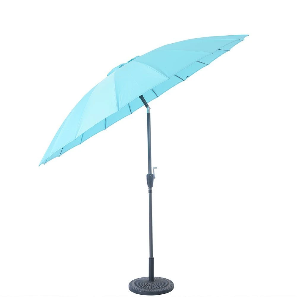 Shanghai Parasol - 2.7m - Aqua 4 Shanghai Parasol - 2.7m - Aqua - Image 2