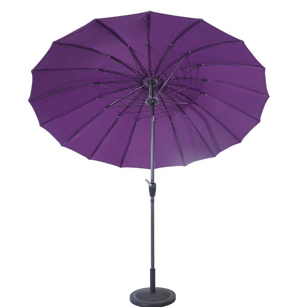 Shanghai Parasol - 2.7m - Plum 4 Shanghai Parasol - 2.7m - Plum - Image 2