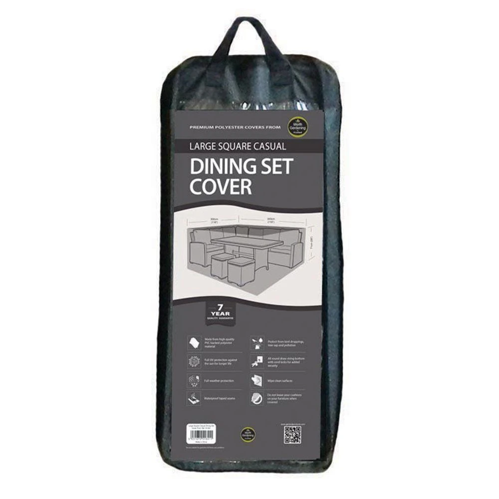 Large Square Casual Dining Set Cover 3 Large Square Casual Dining Set Cover