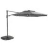 Free Arm Parasol 3.3m LED Lights And Bluetooth Speaker -Terra Bloom Furniture Shop 10160961 Parasol 3.3m Free Arm grey