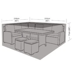 Compact Square Casual Dining Set Cover -Terra Bloom Furniture Shop 10163723 W1639 Compact Square Casual Dining Set 2