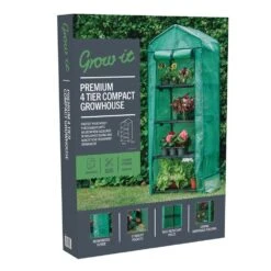 Premium 4 Tier Compact Growhouse -Terra Bloom Furniture Shop 10203381 premium 4 tier mini growhouse grow it 08743 p