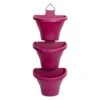 Elho Corsica Vertical Forest 24cm Set Of 3 - Cherry Red -Terra Bloom Furniture Shop 10205822 8711904350499.01