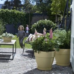 Elho Vibia Campana Round - Sage Green 47cm -Terra Bloom Furniture Shop 10231476 vibia campana rond sage green.i4