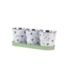 Bee Print 3 Pots On A Tray -Terra Bloom Furniture Shop 1024582420 20BEE035 02