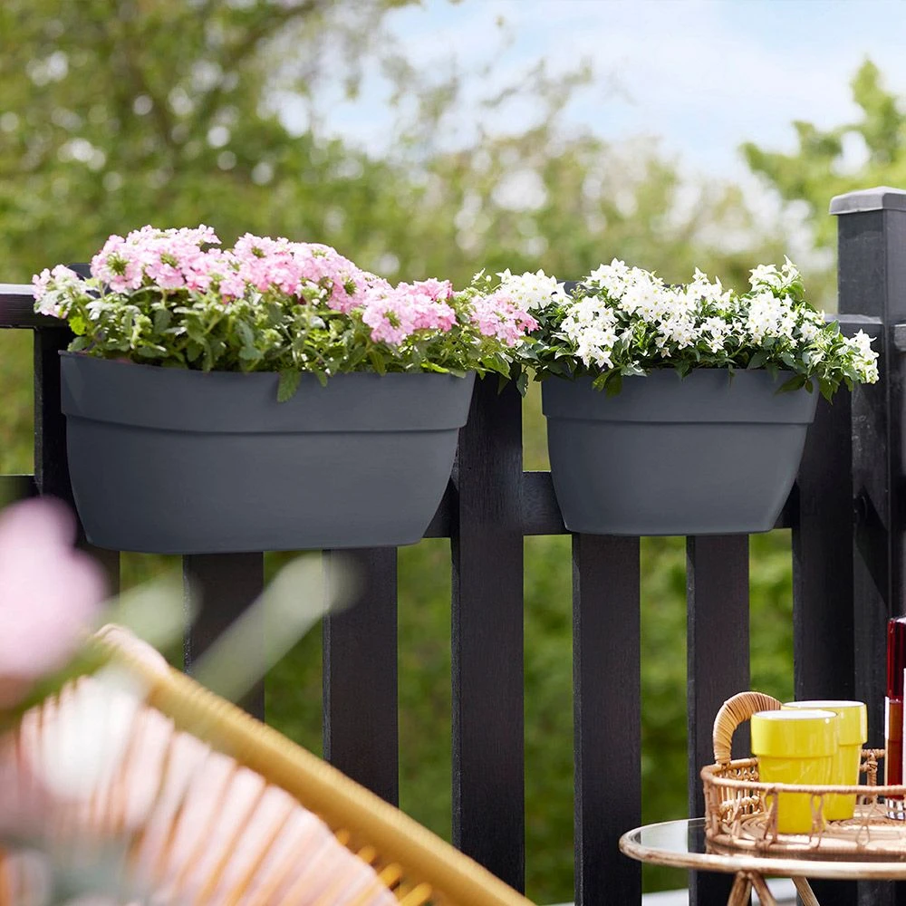 Elho Vibia Campana Easy Hanger - Anthracite - Medium 3 Elho Vibia Campana Easy Hanger - Anthracite - Medium