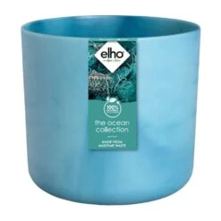 Elho - Ocean Collection - Atlantic Blue - Round 22cm -Terra Bloom Furniture Shop 1027386120 201027386320 201027386520 201027386720 20The20ocean20collection20atlantic20blue20POS20.t1