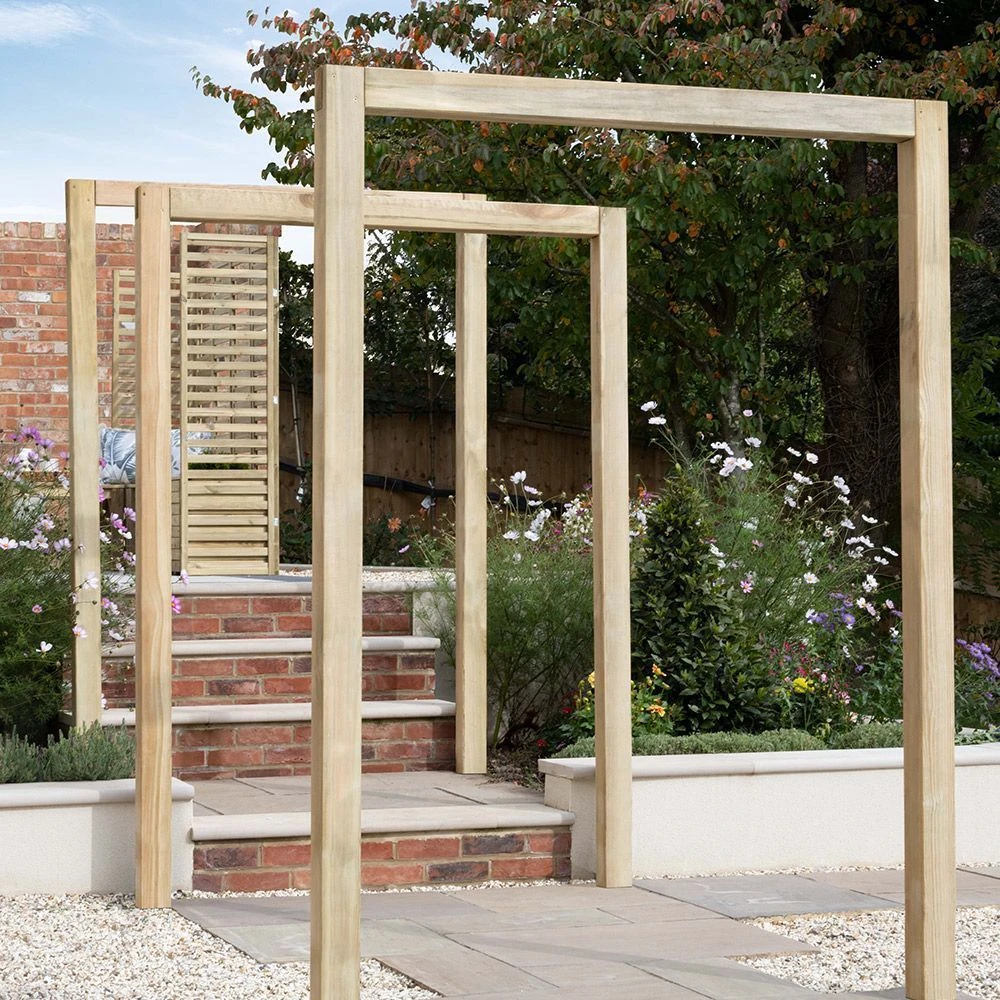 Sleeper Garden Arch - Set Of 3 4 Sleeper Garden Arch - Set Of 3 - Image 2