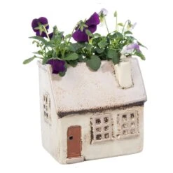 Cottage Planter In Grey - Village Pottery Collection