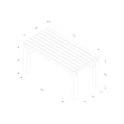 Forest Direct - Forest Modular Bench And Trellis Garden Seating Set - Garden Furniture 22 Forest Direct - Forest Modular Bench And Trellis Garden Seating Set - Garden Furniture -Terra Bloom Furniture Shop 1028860220 20MODSEAT1 11