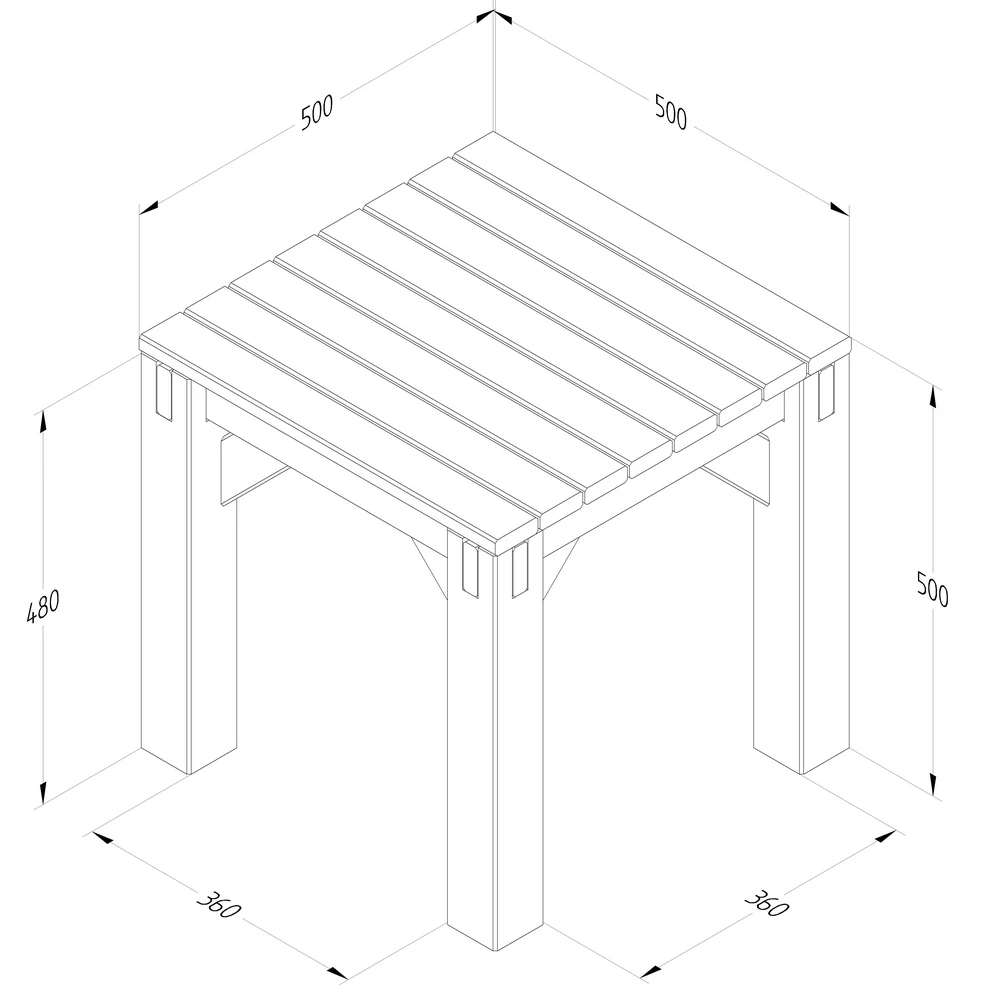 Forest Direct - Forest Modular Corner Bench And Trellis Garden Seating Set - Garden Furniture 10 Forest Direct - Forest Modular Corner Bench And Trellis Garden Seating Set - Garden Furniture - Image 8