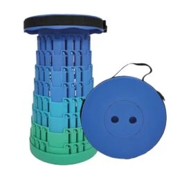Blue & Green Telescopic Stool 9 Blue & Green Telescopic Stool -Terra Bloom Furniture Shop 10291561 LP72947