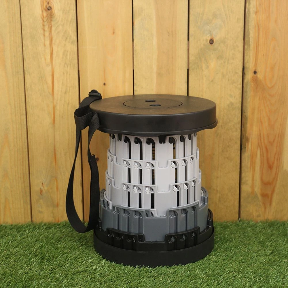 Black & Grey Telescopic Stool 4 Black & Grey Telescopic Stool - Image 2