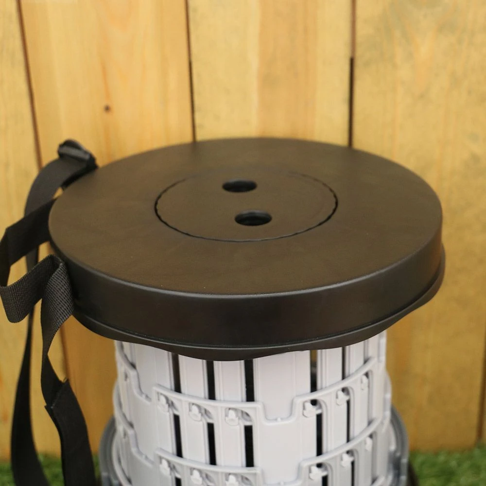 Black & Grey Telescopic Stool 5 Black & Grey Telescopic Stool - Image 3