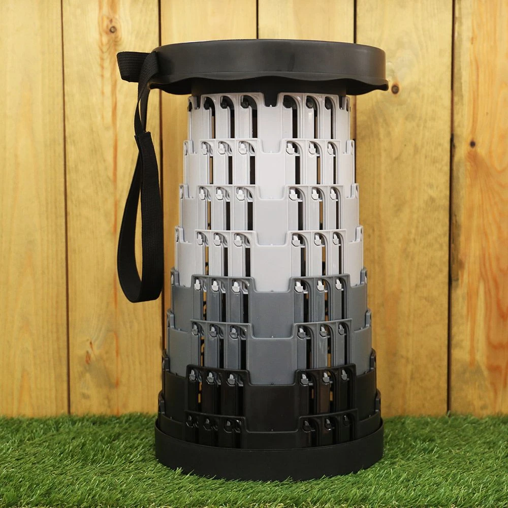 Black & Grey Telescopic Stool 3 Black & Grey Telescopic Stool