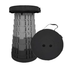 Black & Grey Telescopic Stool 9 Black & Grey Telescopic Stool -Terra Bloom Furniture Shop 10291562 LP72949